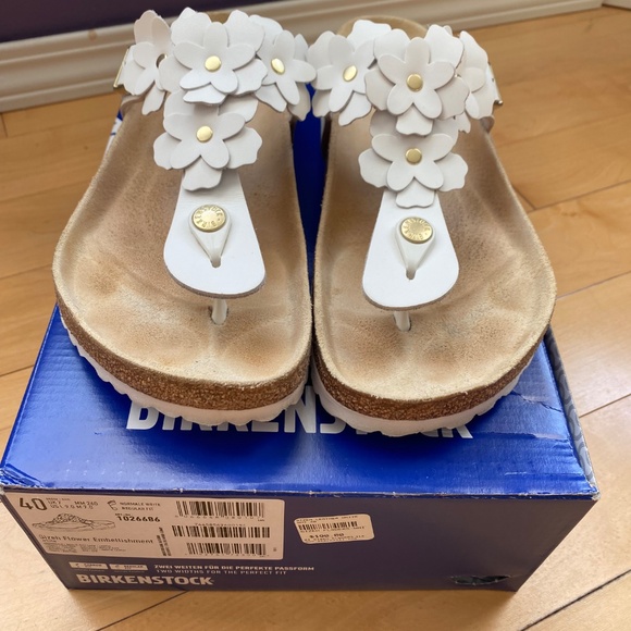 Birkenstock Gizeh Flower Size 40 EUC - Picture 11 of 12
